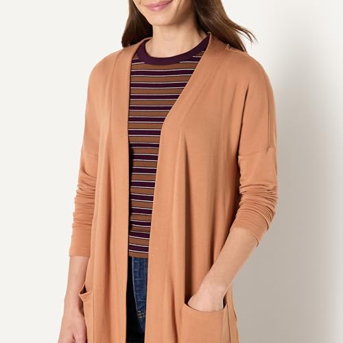 Image of Amazon Essentials Women's Relaxed-Fit Ultra-Lightweight Open-Front Cardigan