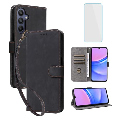 Étui Samsung Galaxy A17 5G anti-RFID avec béquille et protection écran