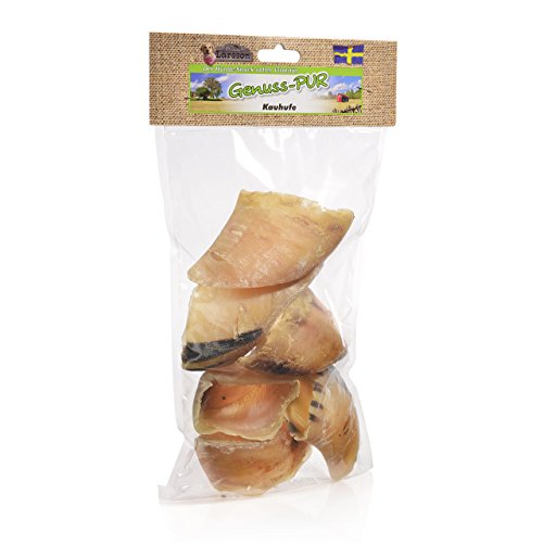 Grobys Futterkiste Schweineohren Premium Aus Deutschland – Naturbelassen, Ohne Zusätze, 50 Stück Packung
