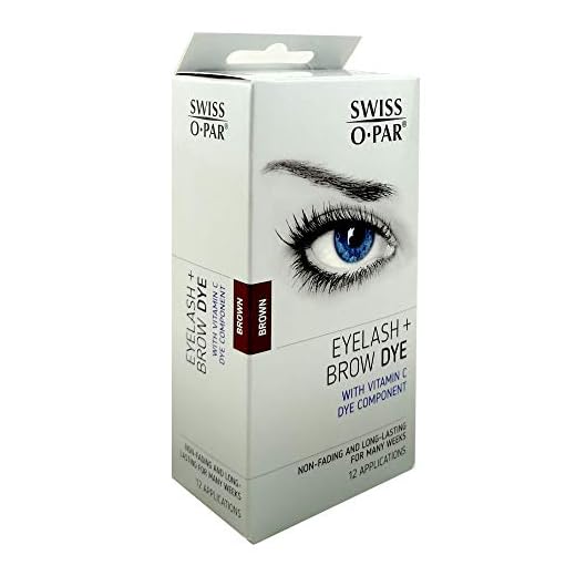 Swiss O Par Eyelash and Brow Dye Tint Color Kit BROWN