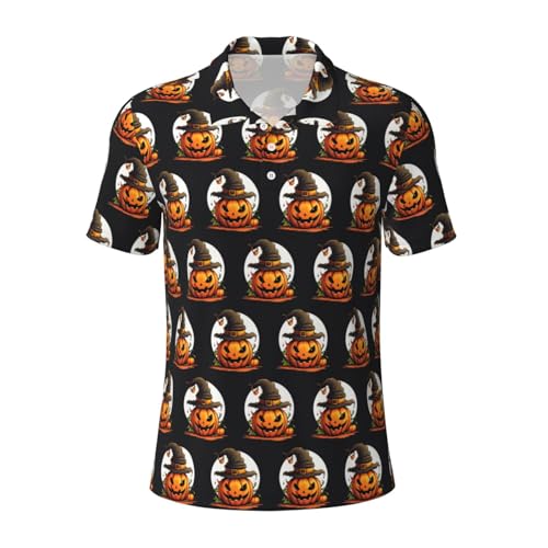 Polo pour homme citrouille confortable pour vos sorties d'automne