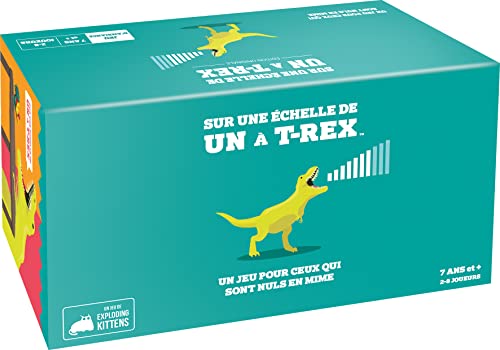 Exploding Kittens auf einer Skala von 1 bis T-Rex