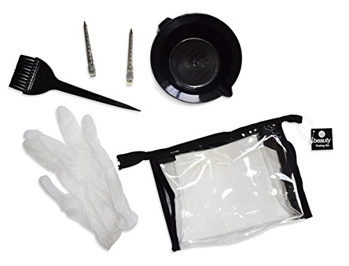 CS Beauty 6pcs Hairdressing Brush Bowl Clip Glove Combo Salon Hair Colour Dye Tint Tool Set Colouring Kit