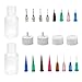 Produktbild Mehrzweck-Präzisions-Applikator JAC-Flasche für Henna-Set, 2 Stück, 28 ml. Flasche mit 4 Kappen und 16 Nadelspitzen.