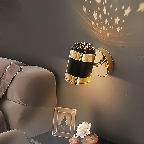 Lámpara de pared regulable moderna con brazo ajustable y luz de noche 7