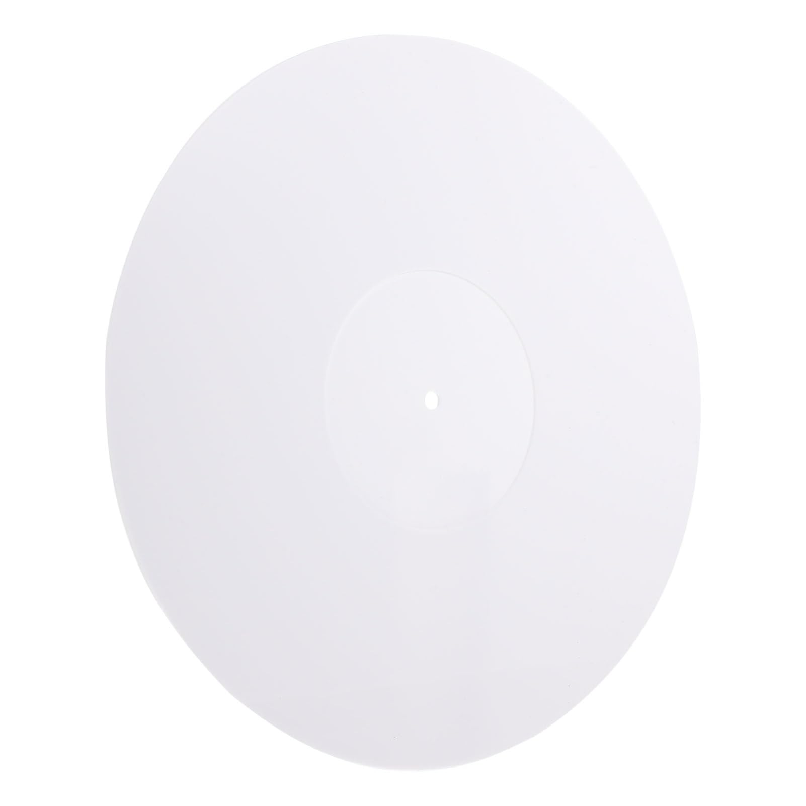 1pezzi Tappetino Acrilico Per Dischi Vinile Stuoia Protettiva Per Giradischi Effetto Antistatico Facile Da Usare Per Qualità Del Suono Accessorio Per Home Audio Bianco