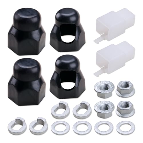 KOOBOOK 2Sets High-Carbon Steel E-Bike Hub Motor Axle Kit with