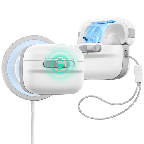 ESR AirPods Pro2 P[X MagSafeΉ AirPods Pro 2 / 1 (2023/2022/2019)  USB-C/LightningP[uΉ }OlbgWbN ϏՌ [ht یJo[ 