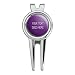 Graphics and More Personalized Custom Purple Background Any Occasion Golf Divot Repair Tool and Ball Marker