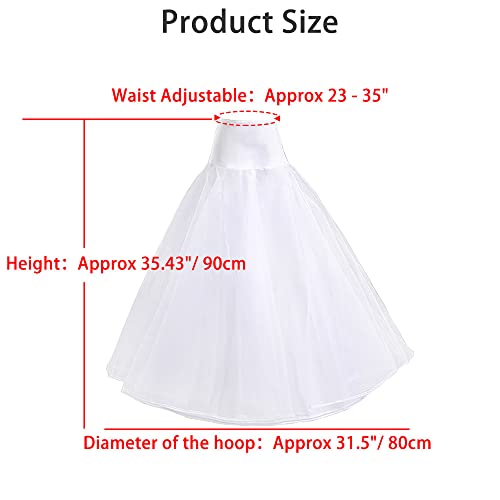 Electomania-Womens-Silk-Underskirt-SH02399WhiteFree-Size