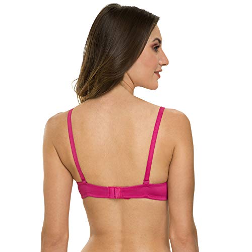 Image of Tweens - Heavily Padded Semi Push-Up Bra - Polyamide Fabric - 3 /4th Coverage, Wireless, Multiway Straps, Seamless - Everyday T-Shirt Bra