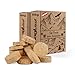 Holzbriketts aus Nadel Holz im Karton I 20 kg I Ø 7cm I 100% Nadelholz aus Österreich I Regional und Ökologisch Hergestellt I Natürliches Brikett mit hohem Heizwert I Ohne Bindemittelzusätze