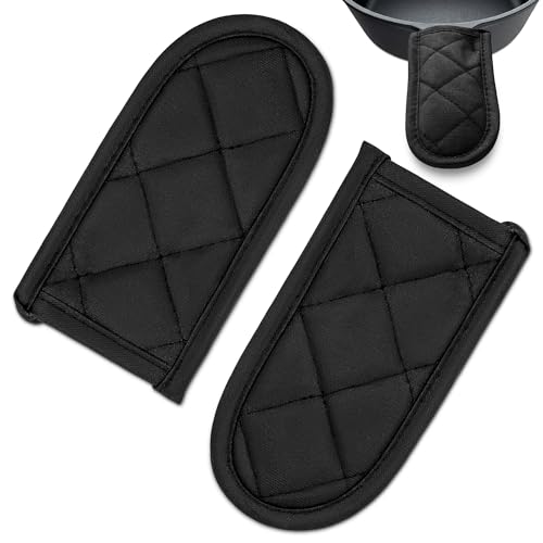 Image of Cast Iron Skillet Handle Covers - 2Pcs Iron Skillet Heat Resistant Kitchen Pan Covers for Cooking Cast Accessories - Pot Handle Heat Resistant Sleeves Accessories