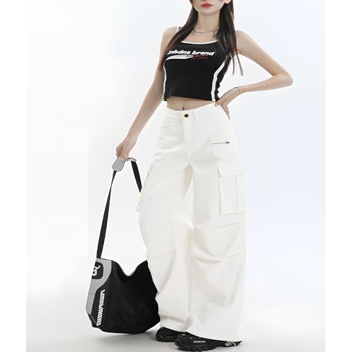 Women's Cotton Casual Work Pants with Pockets2