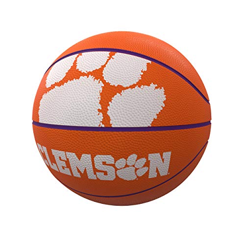 Balón Clemson de baloncesto con goma de gran agarre y tamaño oficial Logo Brands unisex