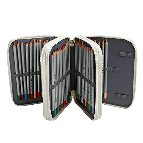 Image of 72 Slots Pencil Case Organizer w /Removal Handle Strap
