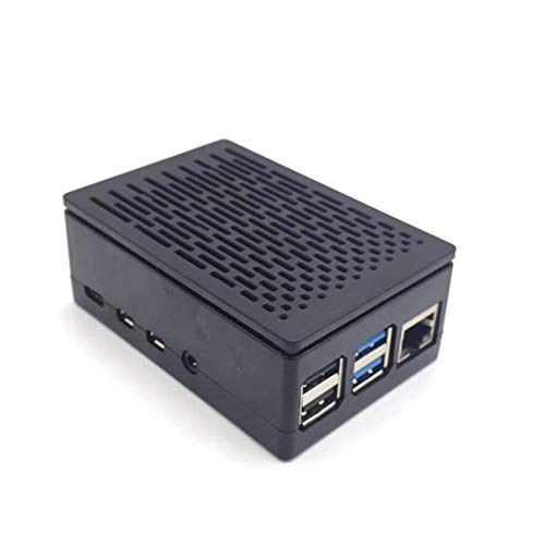 SHAPOKY for Case Shell Box Enclosure Installable Cool Fan Aluminum HeatSink Enclosure for 4B-image-0