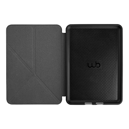 WB Capa Kindle 11ª Geração Silicone Flexível e Sensor Magnético Origami Tecido Preta (Não compatível
