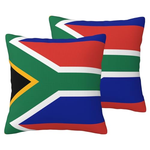 Housses de coussin drapeau Afrique du Sud déco salon moderne - 2