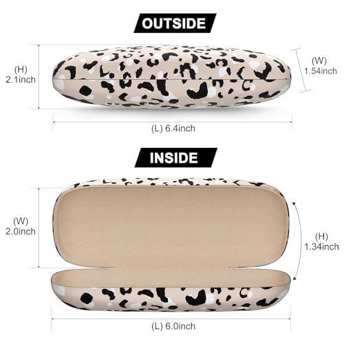 Image of Eyeglasses Case, Hard Shell Protective Case for Glasses, Unisex for Women Men