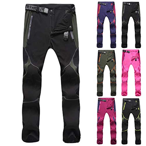 Overdose Pantalones Piratas Hombre Pantalones Outdoor para Hombre Pantalones Multibolsillos con Cintura Elástica hasta La Pantorrilla Pantalon Militar Hombre