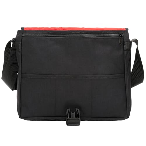 Manhattan Messenger Bag avec housse tendre pour PC portable rouge