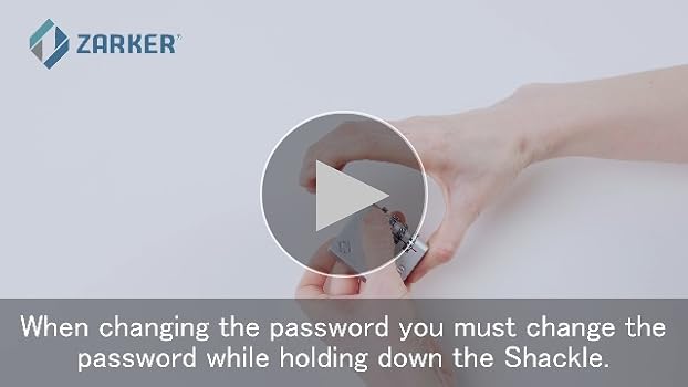 Zarker XD40 Combination Lock, 4 Digit Padlock for School Gym