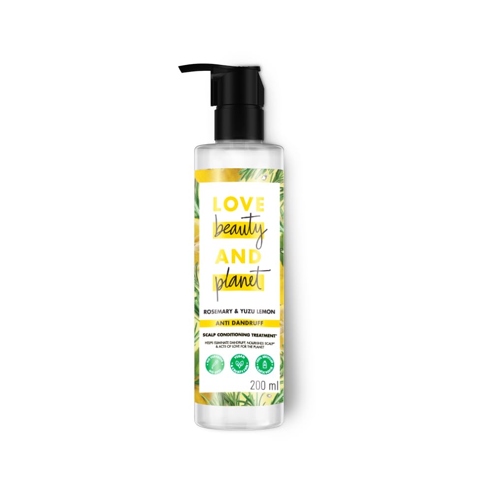 Love Beauty & Planet Rosemary & Yuzu Lemon Scalp Conditioning Treatment 200Ml, All, 1 Count