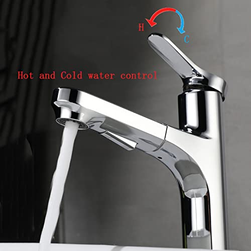 Robinet mitigeur de lavabo avec douchette pour simplifier votre routine beauté
