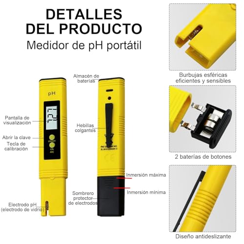 El Mejor Listado de Medidores de pH los 5 más buscados. 21 Imagen adicional