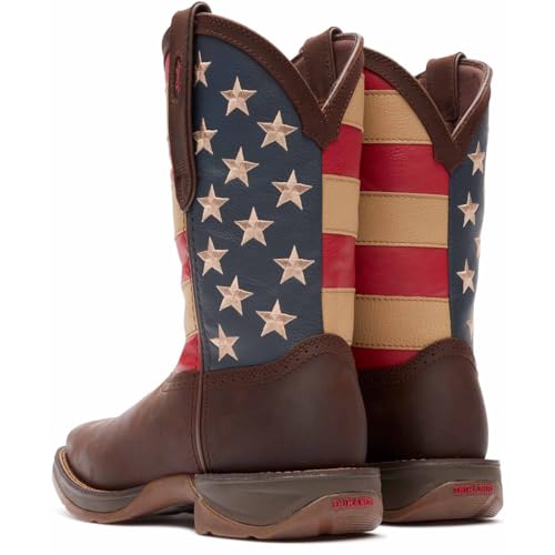 Image of Durango Men's Patriotic Pull-On Western Flag Boots