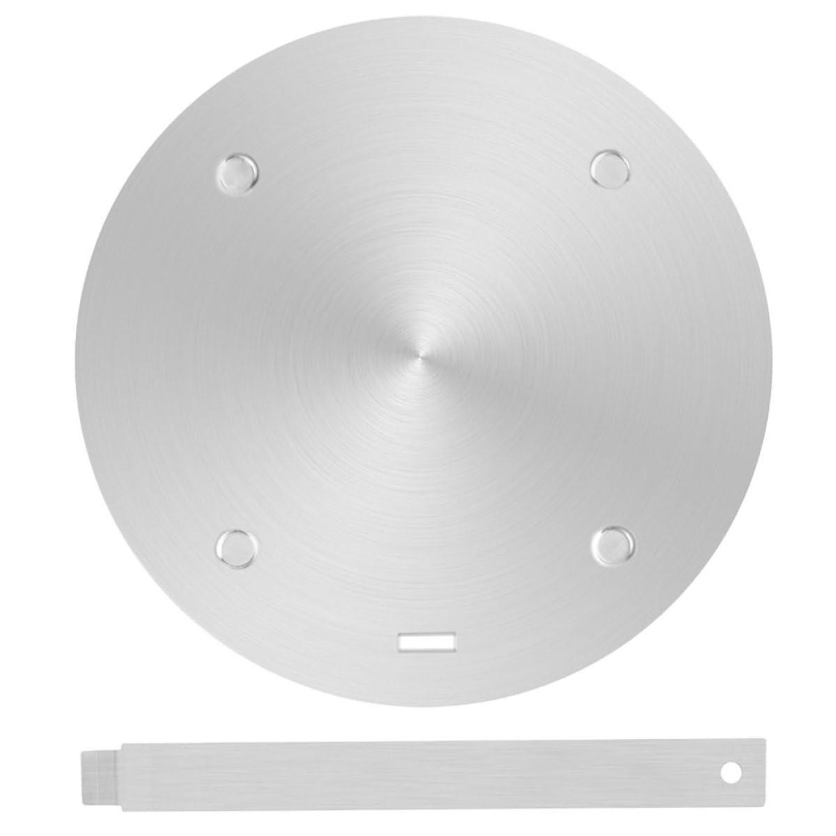 BESPORTBLE Diffusore di Calore Piastra in Acciaio Inox 30 CM Manico per Fornelli a Gas e Elettrici Utensile Cucina per Riscaldamento Pentole e Sbrinamento