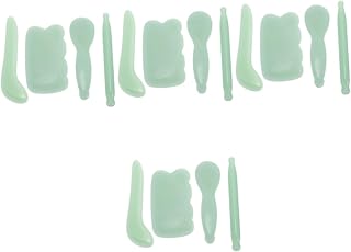 16 Pçs Conjunto De Placa De Raspagem Ferramentas De Massagem Facial Espátula Facial Ferramentas De Massagem Manual Ferramenta Facial Ferramentas De Massagem Chinesa Ferramentas Hemoton