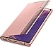 Samsung Galaxy Note 20 Clear View Cover Case - Rose Gold