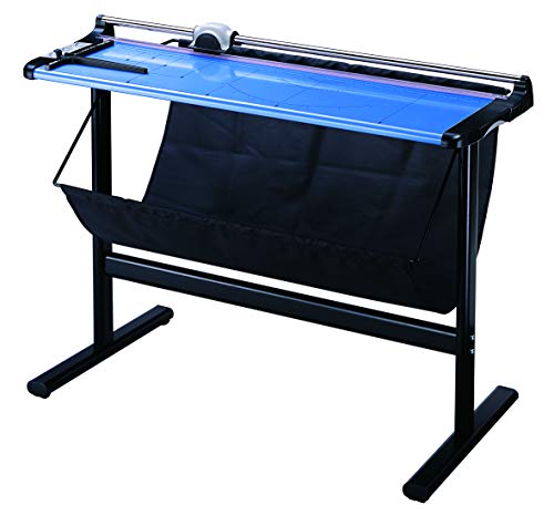 Dahle 556 Professional Rolling Trimmer, 37 3/4" Cutting Length, Cuts Up To 14 Sheets Of Paper At A Time, Self Sharpening Blade Cuts In Either Direction, Automatic Paper Clamp Holds Work Securely #TOP14