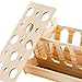 Leefasy Hay Feeder Rack Food Dispenser Wood Large Bunny Food Feeding Manger Chinchilla Hay Rack for Hamster Cage Bunny