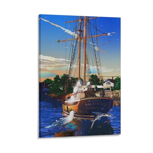 ��؉p�l �C���X�g �C���Ƒ�^�D ���i �|�X�^�[ (1) �z�[������ �p�l�� �ǃA�[�g ����Ǌ|�� �G�� �ŉ� �|�p��i �C���e���A12x18inch(30x45cm)