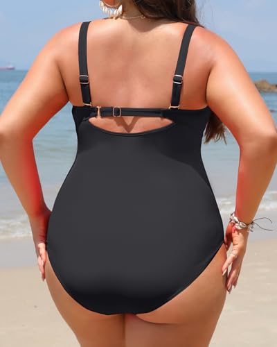 10 Best Bathing Suits with Tummy Control for Women Over 60: Flattering Swimwear for Confidence at Any Age 15 Yonique Women Plus Size One Piece Swimsuits Tummy Control Bathing Suits Twist Front Ruched Swimwear Black 16W