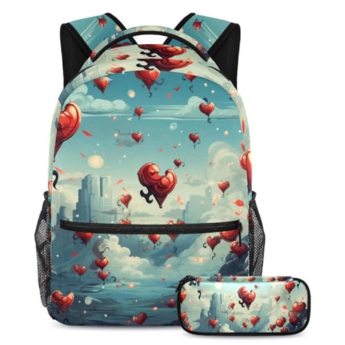 Ensemble de cartables anti-fatigue pour adolescents avec motifs graphiques modernes