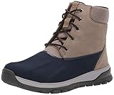 Sperry Men's Seamount Duck Boot Rain, Taupe/Navy, 8 M US