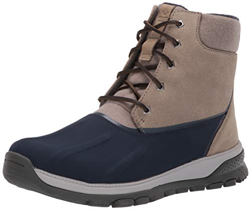 Sperry Men's Seamount Duck Boot Rain, Taupe/Navy, 8 M Us #TOP5
