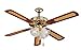 Kooper 2172386 Ventilatore a soffitto con 5 Pale e 3 lampade, Marrone, 65 W, Other