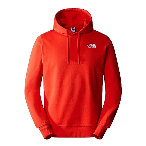 THE NORTH FACE Herren Drew Peak Pullover Light Hoodie, Fiery red, S