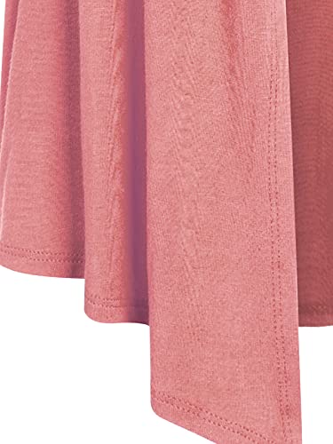 Image of MixMatchy Women's Lightweight Short Sleeve Draped Open Front Cardigan Vest