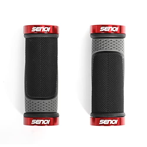 S SENQI Bike Grips Lightweight 130mm&90mm Fit 22.2mm Handlebar Anti-Slip Suitable for Multi-Speed...