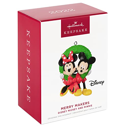 Hallmark Keepsake Christmas Ornament 2022, Disney Mickey And Minnie Merry Makers #TOP2