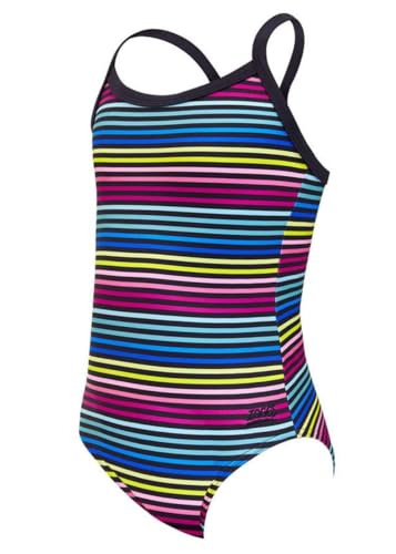 Maillot de bain une pièce Flower Tribe Strikeback Zoggs pour fille, style sportif coloré