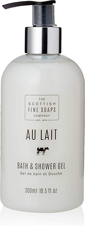 Au Lait Bath & Shower Gel 300ml Pump Bottle