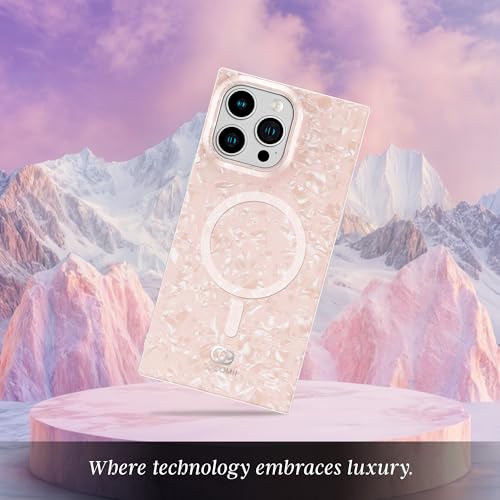 Coque carrée iPhone 13 Pro Max rose par Cocomii