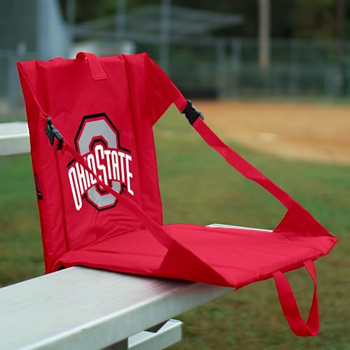 Image of Logo Brands Officially Licensed NCAA Unisex Stadium Seat, One Size, Team Color